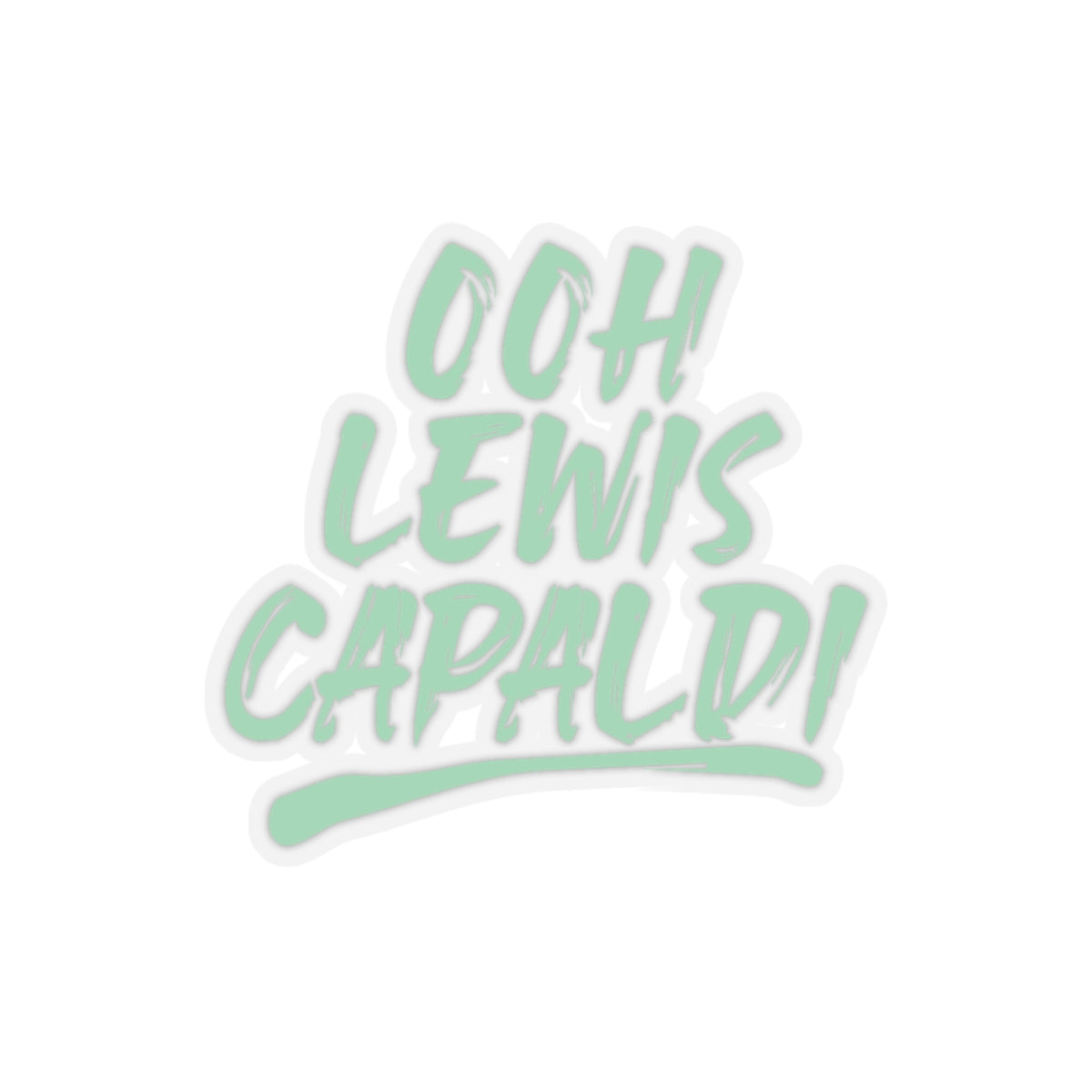 Lewis Capaldi Kiss-Cut Stickers - Ooh Lewis Capaldi