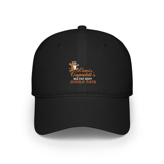 Lewis Capaldi Low Profile Baseball Hat - Big Fat Sexy Jungle Cats