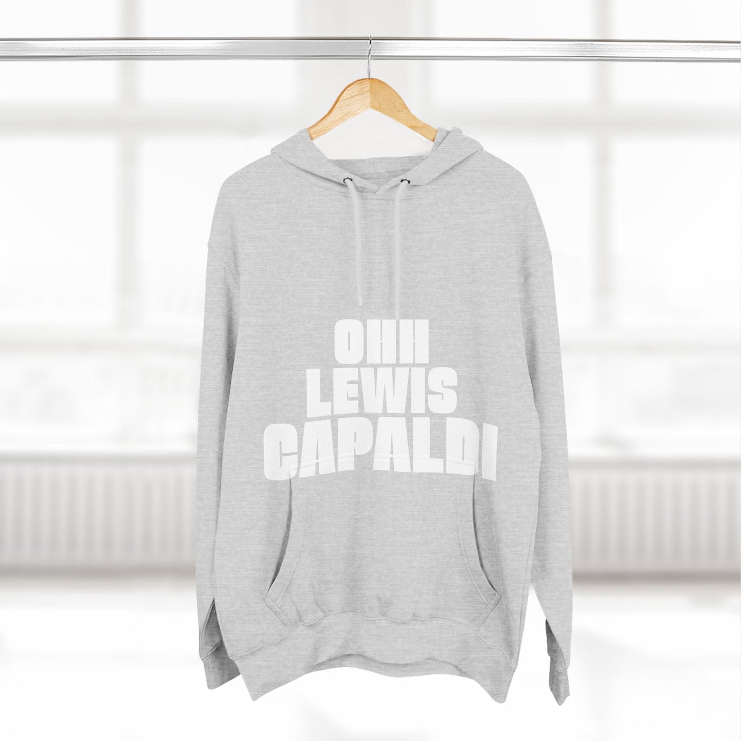 Lewis Capaldi Three-Panel Fleece Hoodie - Ooh Lewis Capaldi