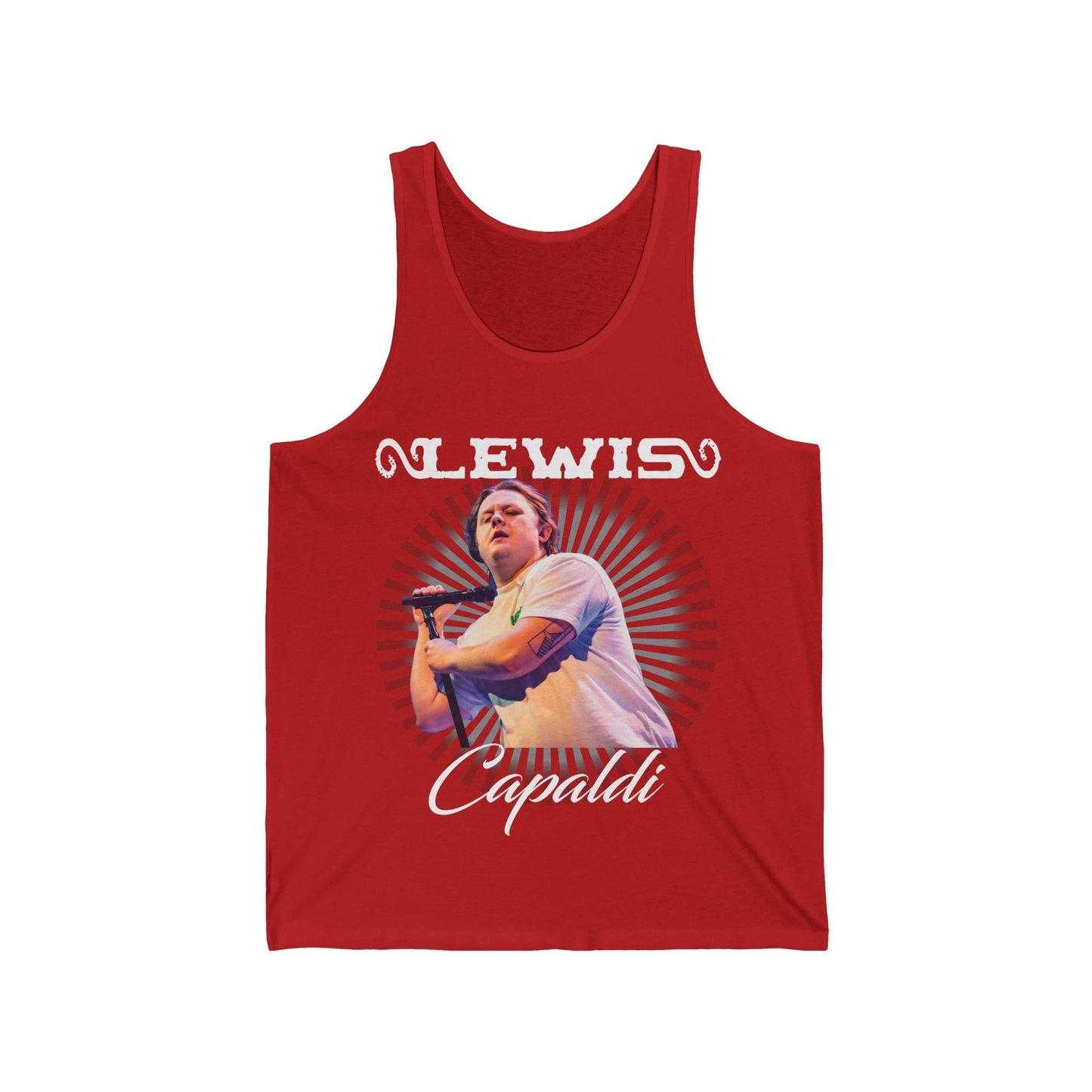 Lewis Capaldi Unisex Jersey Tank Top - Graphic