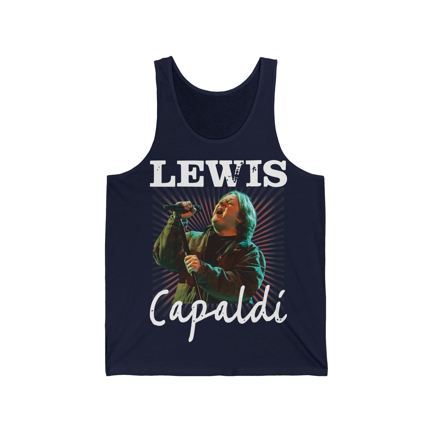 Lewis Capaldi Unisex Jersey Tank Top - Graphic