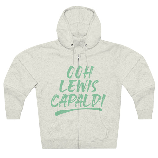 Lewis Capaldi Unisex Zip Hoodie - Ooh Lewis Capaldi