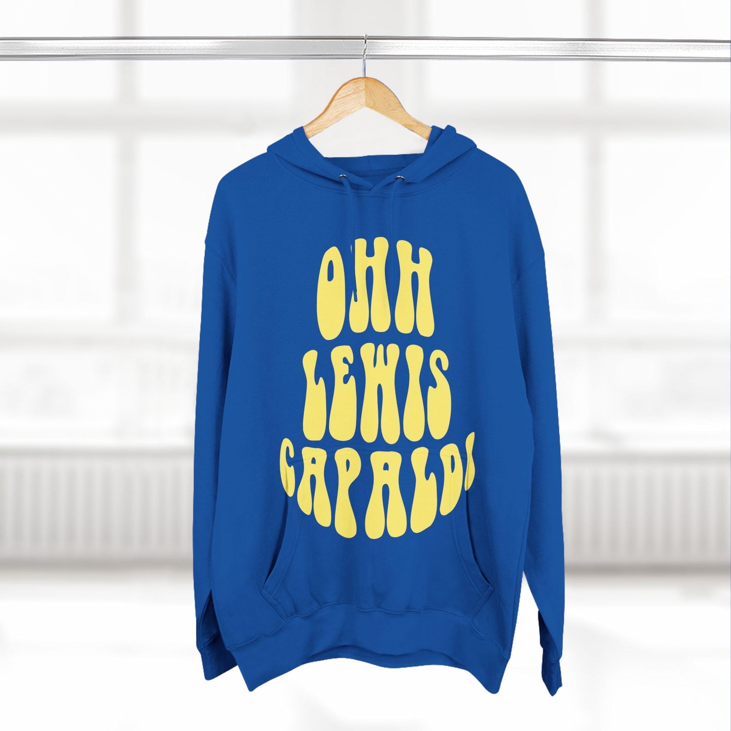 Lewis Capaldi Three-Panel Fleece Hoodie - Ooh Lewis Capaldi