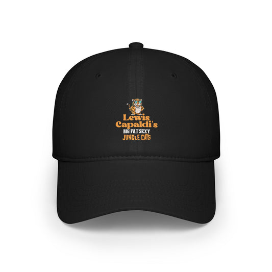 Lewis Capaldi Low Profile Baseball Hat - Big Fat Sexy Jungle Cats