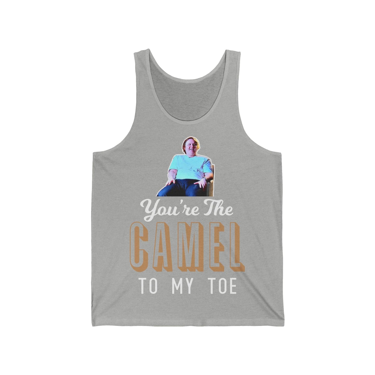 Lewis Capaldi Unisex Jersey Tank Top  - You're the camel to my toe