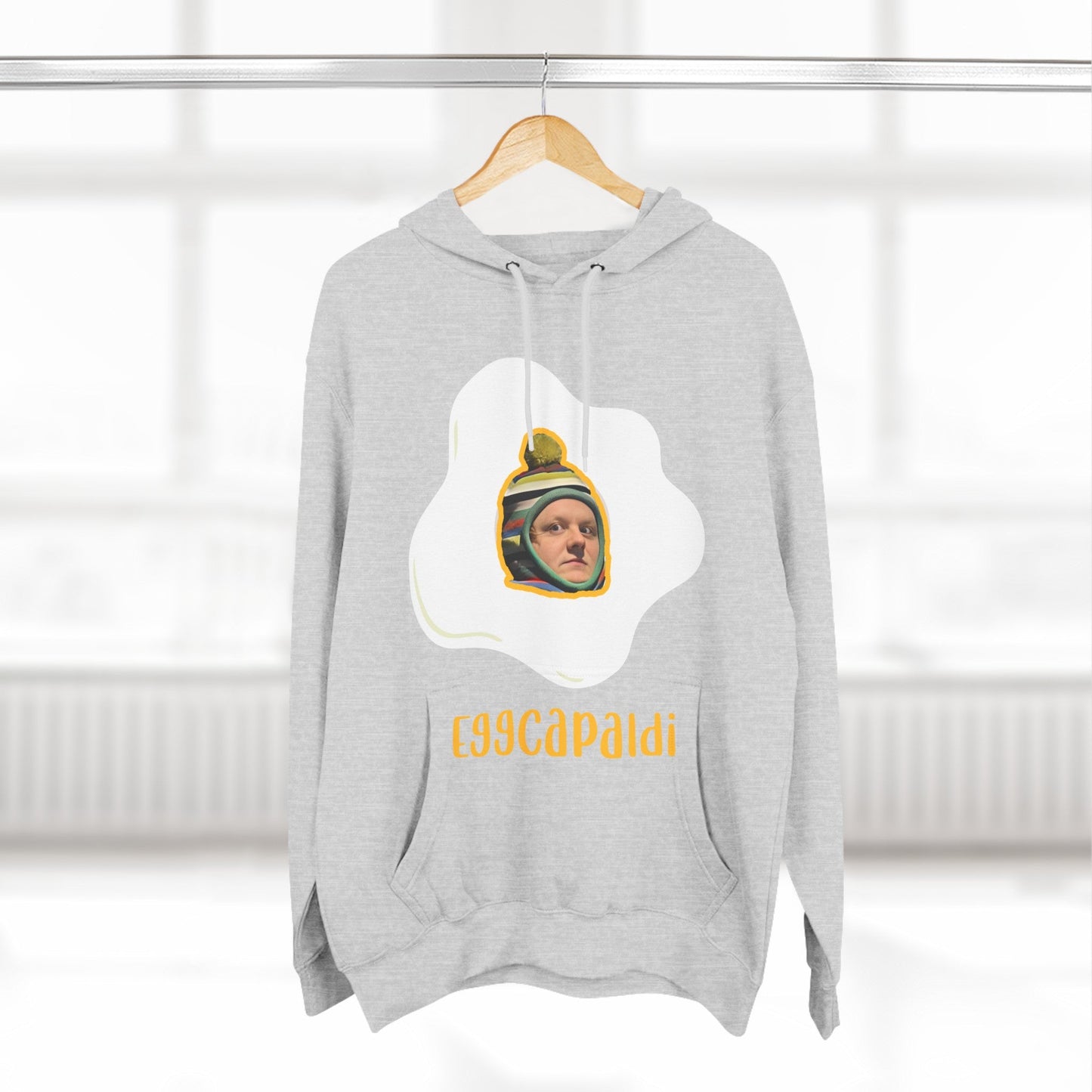 Lewis Capaldi Three-Panel Fleece Hoodie - Egg Capaldi