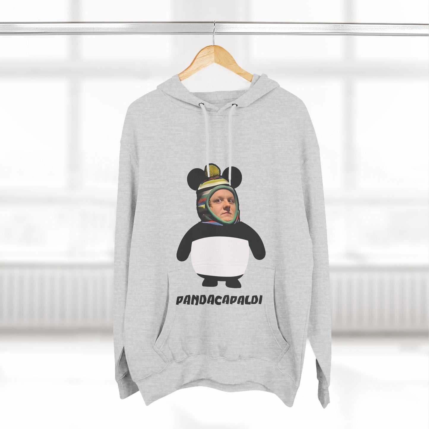 Lewis Capaldi Three-Panel Fleece Hoodie - Panda Capaldi