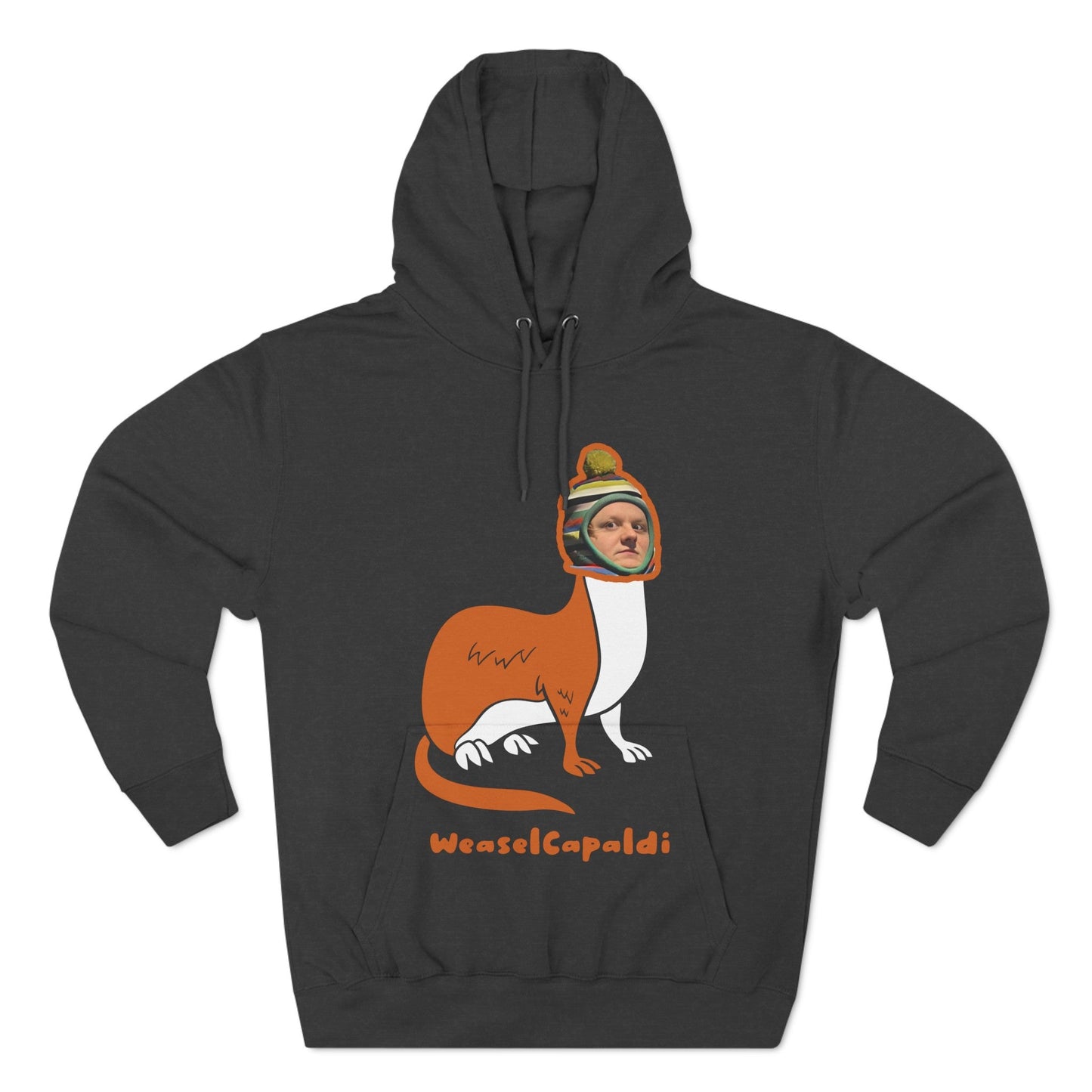 Lewis Capaldi Three-Panel Fleece Hoodie - Weasel Capaldi