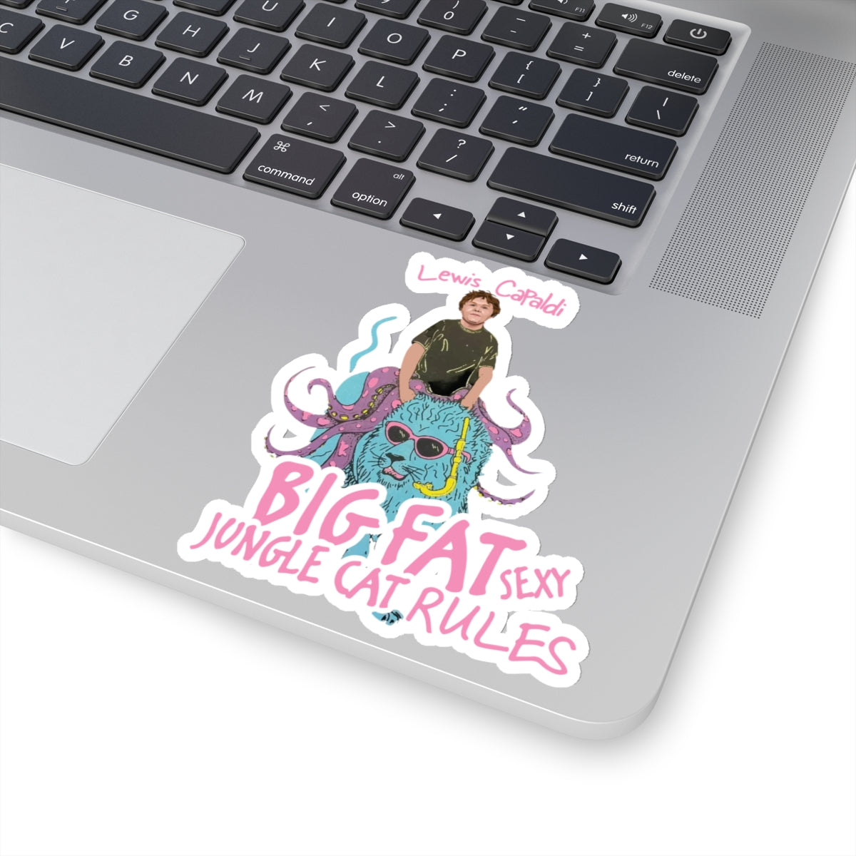 Lewis Capaldi Kiss-Cut Stickers - Big Fat Sexy Jungle Cats