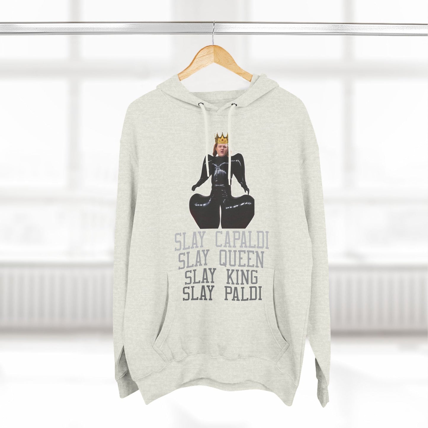 Lewis Capaldi Three-Panel Fleece Hoodie - Slay Capaldi