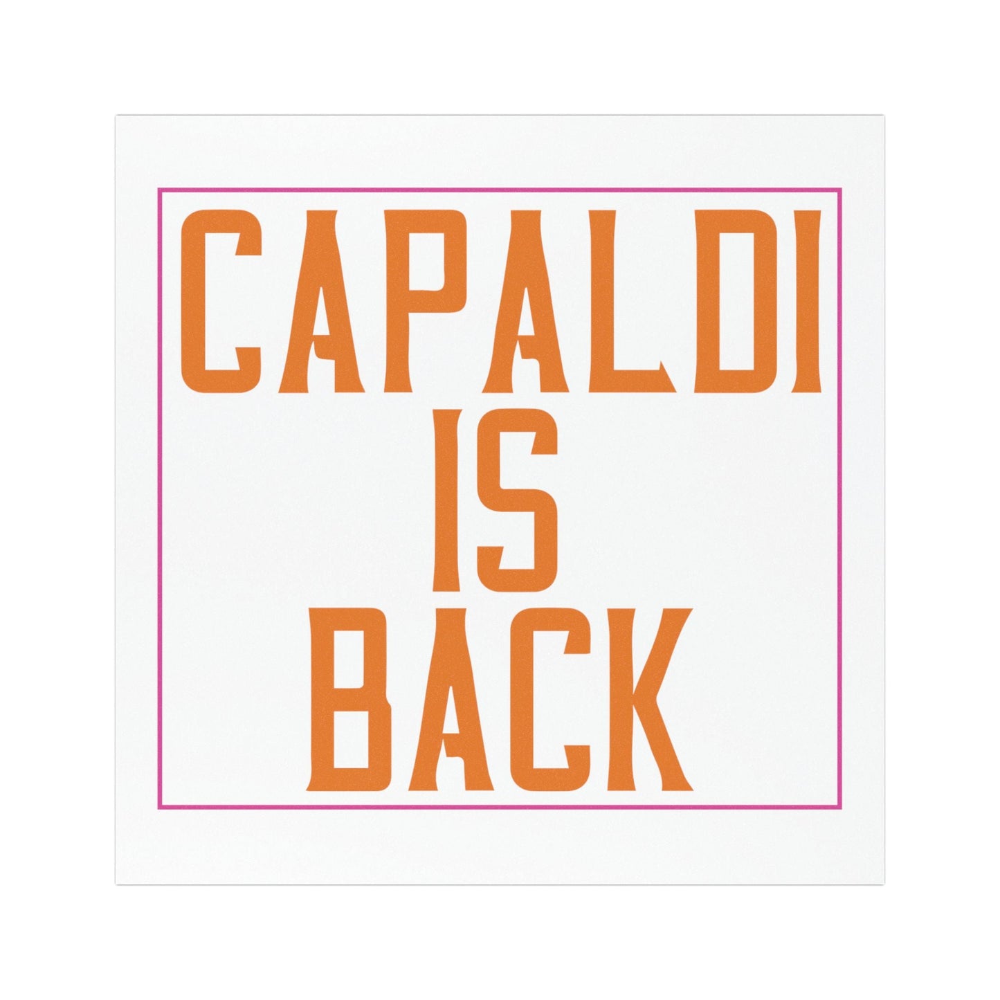 Lewis Capaldi Car Magnets - Capaldi is back