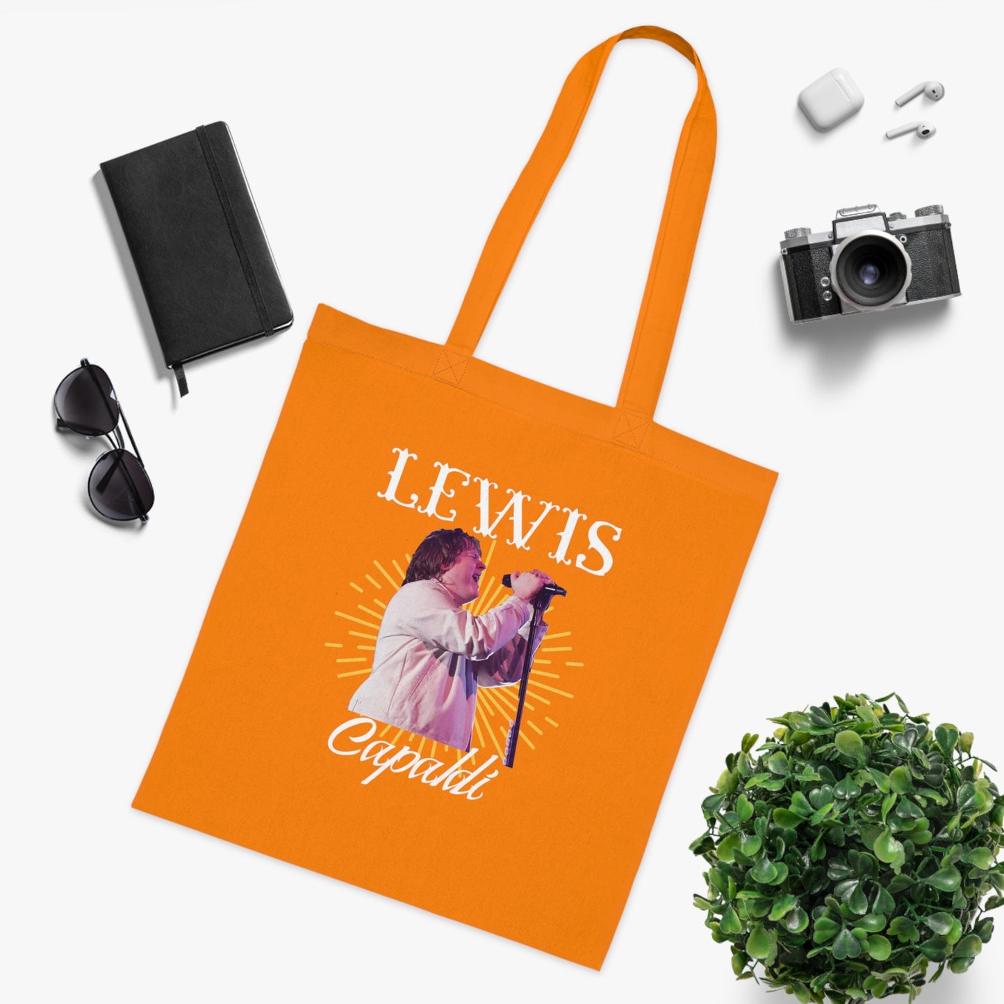 Lewis Capaldi Cotton Tote Bag - Graphic