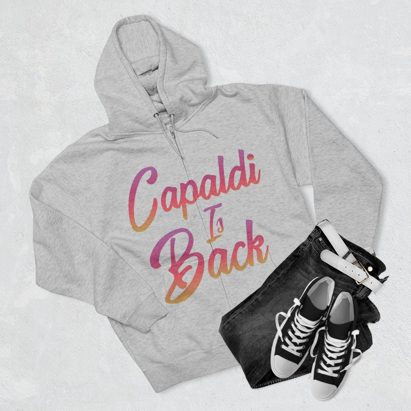 Lewis Capaldi Unisex Zip Hoodie - Capaldi is back