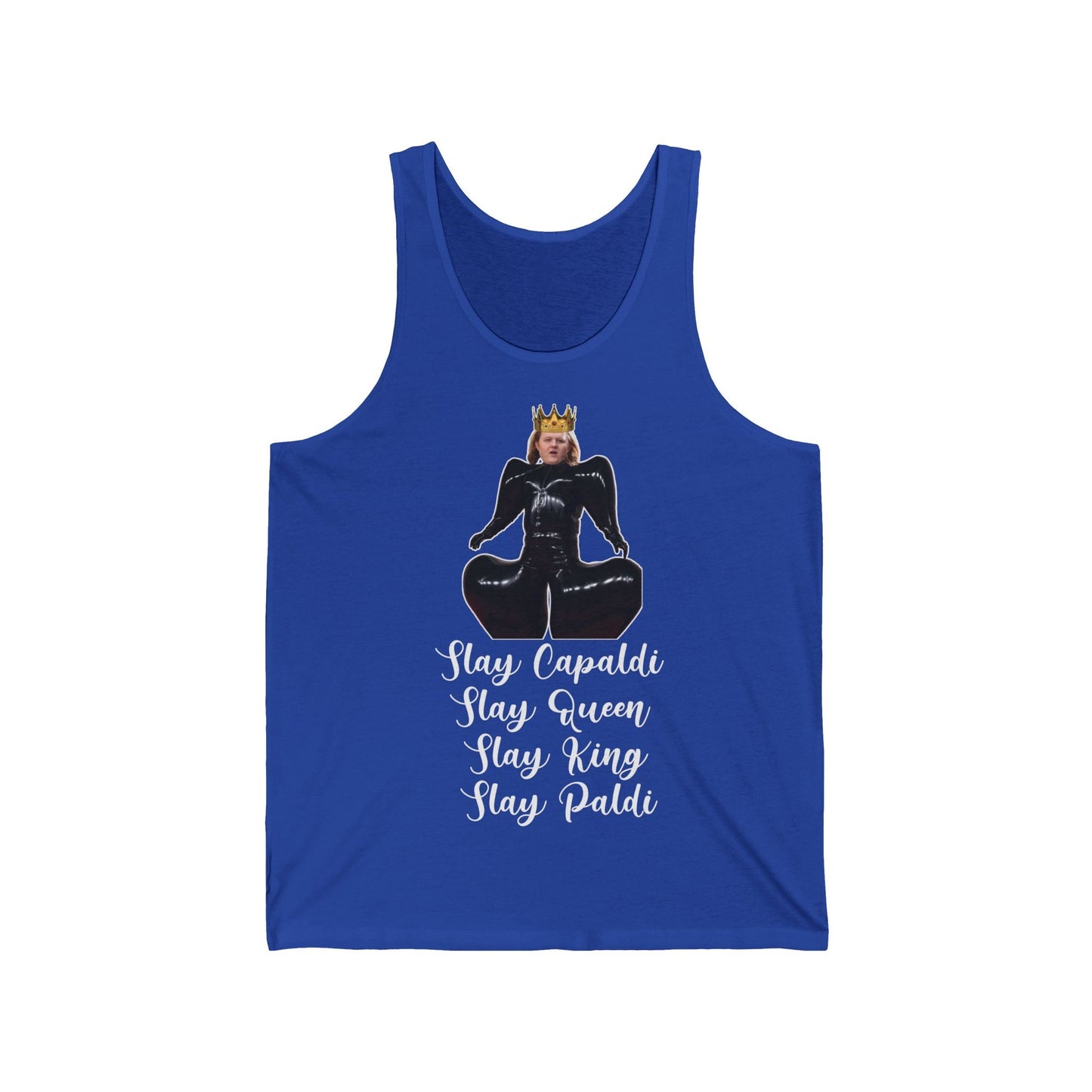 Lewis Capaldi Unisex Jersey Tank Top  - Slay Capaldi