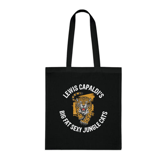 Lewis Capaldi Cotton Tote Bag - Big Fat Sexy Jungle Cats