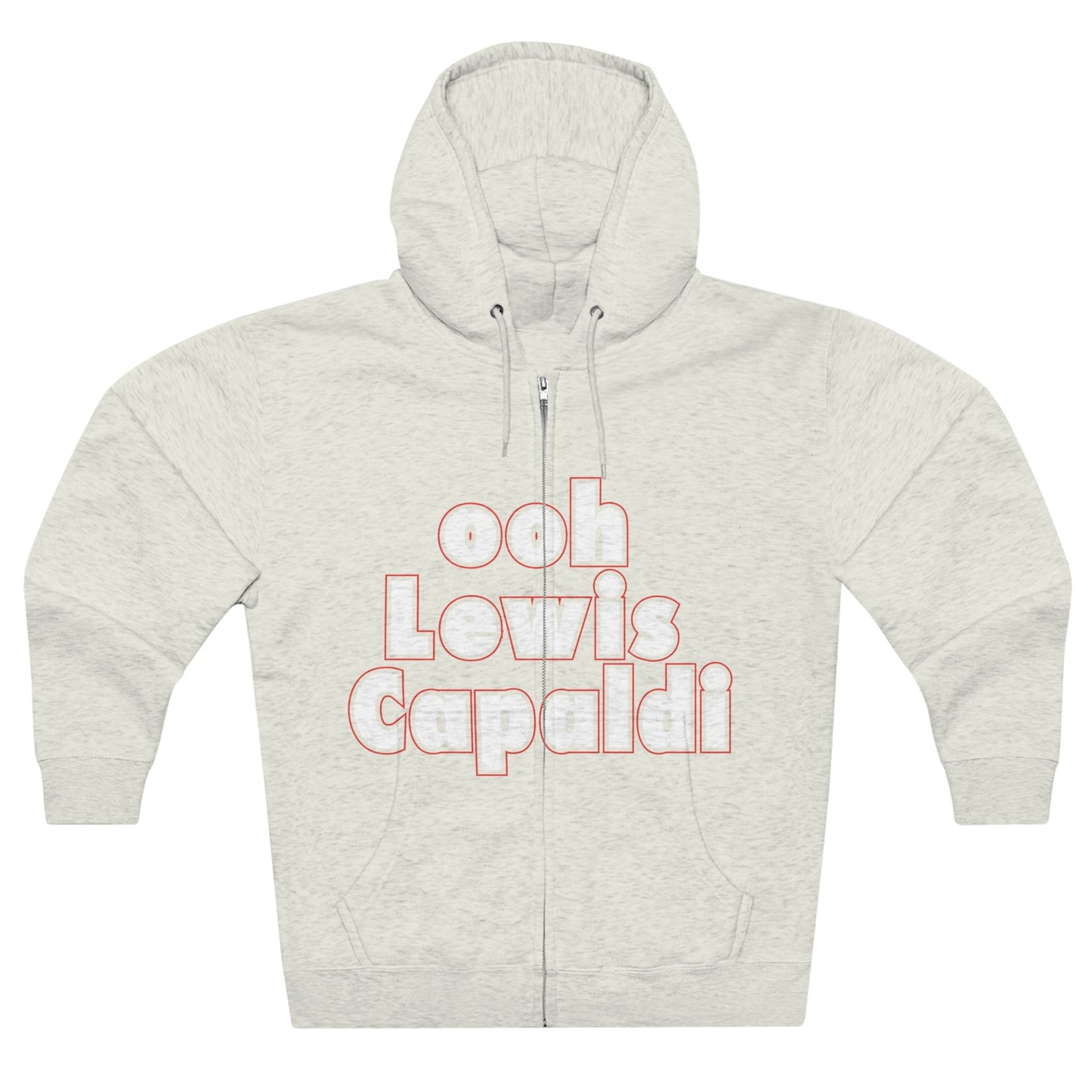 Lewis Capaldi Unisex Zip Hoodie - Ooh Lewis Capaldi