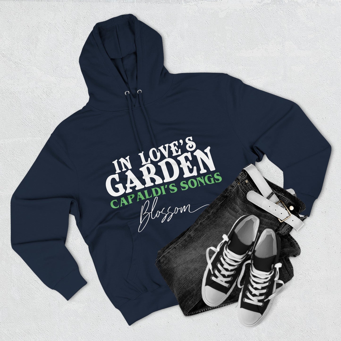 Lewis Capaldi Three-Panel Fleece Hoodie - In love's garden