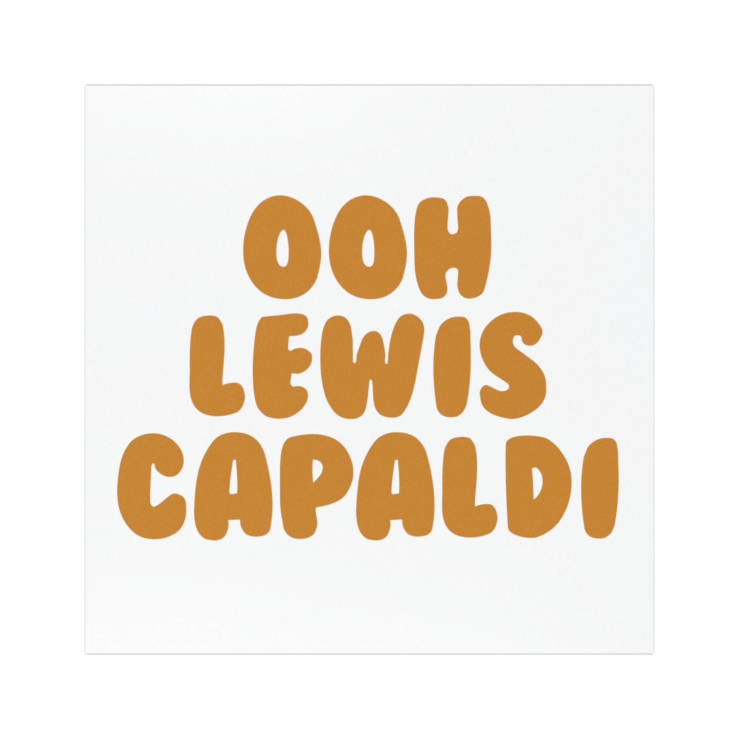 Lewis Capaldi Car Magnets - Ooh Lewis Capaldi