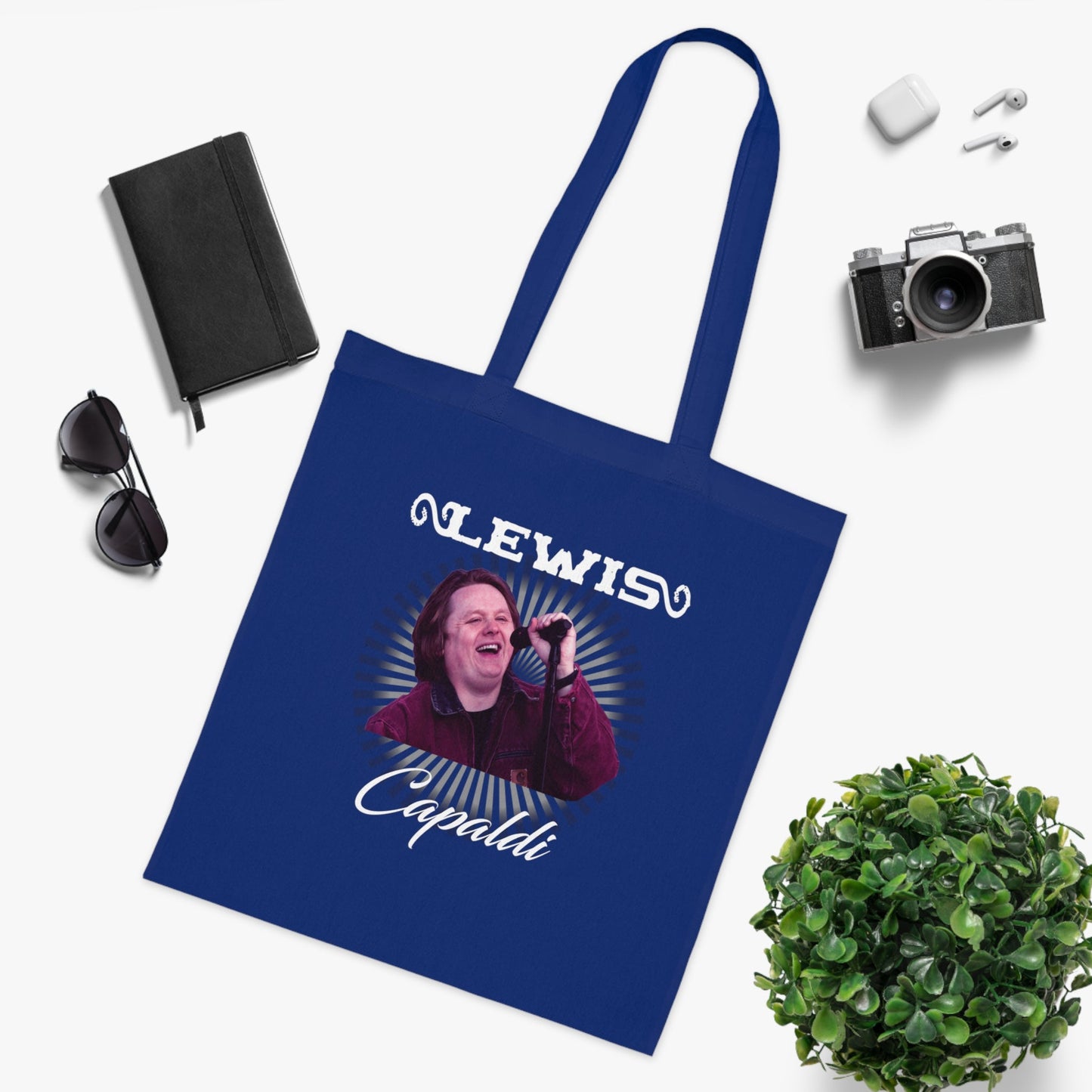 Lewis Capaldi Cotton Tote Bag - Graphic