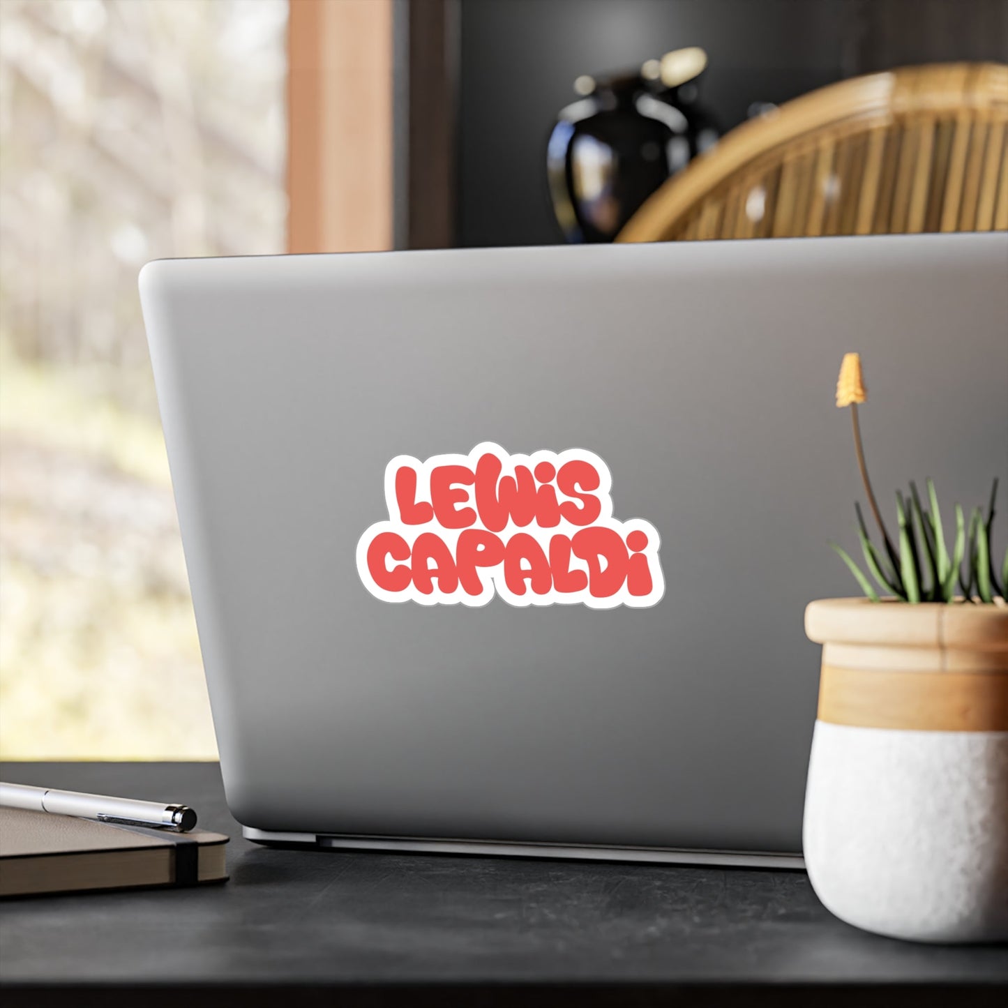 Lewis Capaldi Kiss-Cut Vinyl Stickers - Writing