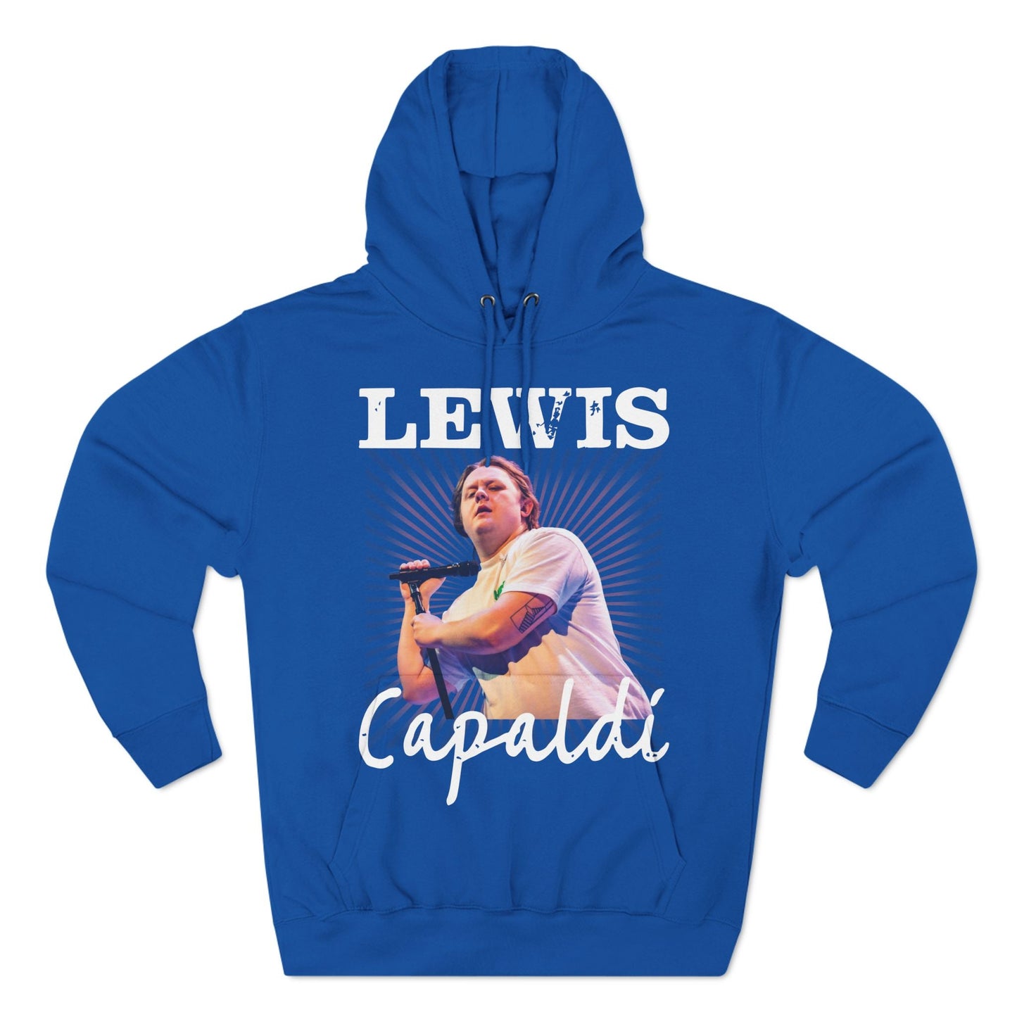 Lewis Capaldi Three-Panel Fleece Hoodie - Graphic