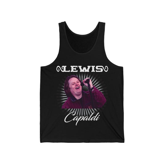 Lewis Capaldi Unisex Jersey Tank Top - Graphic