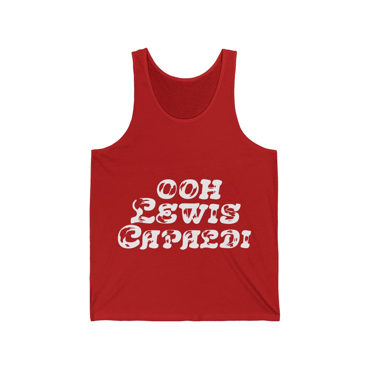 Lewis Capaldi Unisex Jersey Tank Top - Ooh Lewis Capaldi