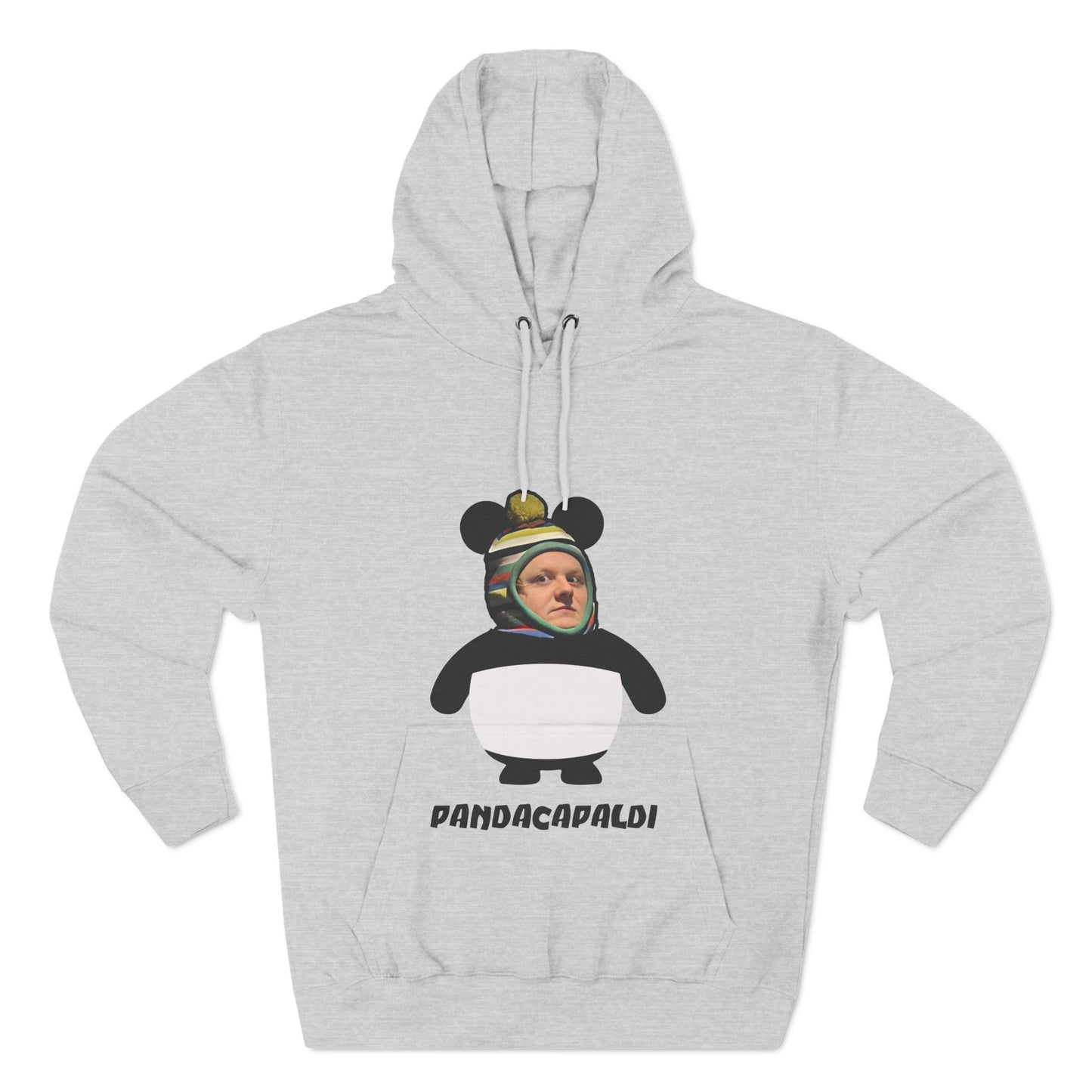 Lewis Capaldi Three-Panel Fleece Hoodie - Panda Capaldi