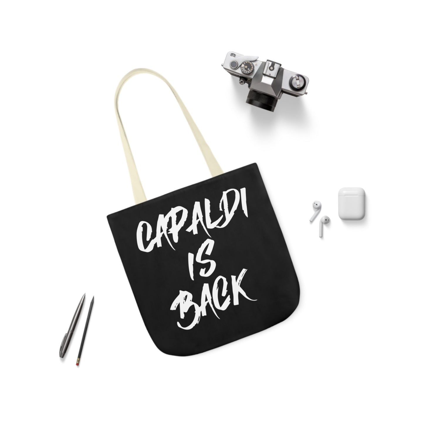 Lewis Capaldi Canvas Tote Bag - Capaldi is  back