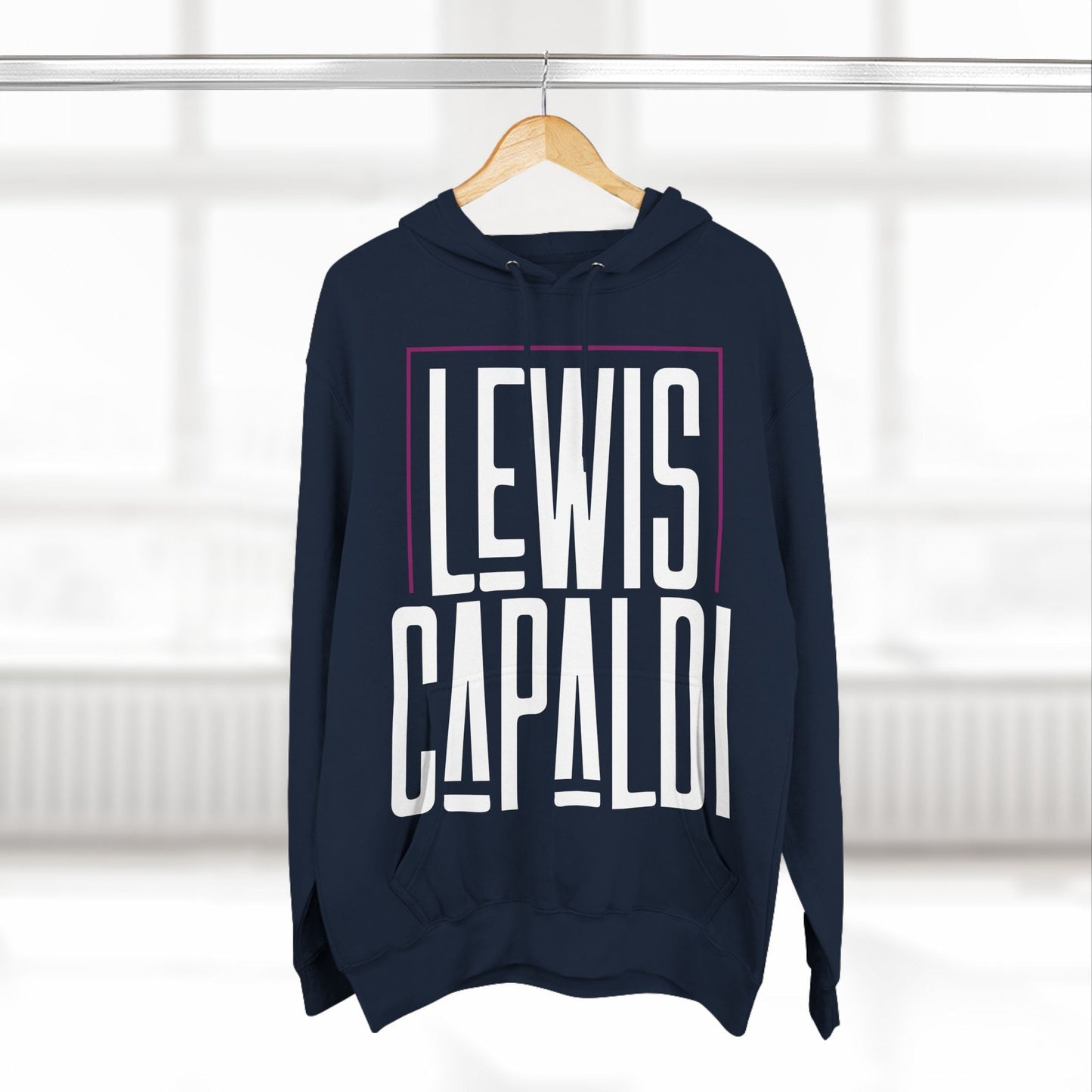 Lewis Capaldi Three-Panel Fleece Hoodie - Writing