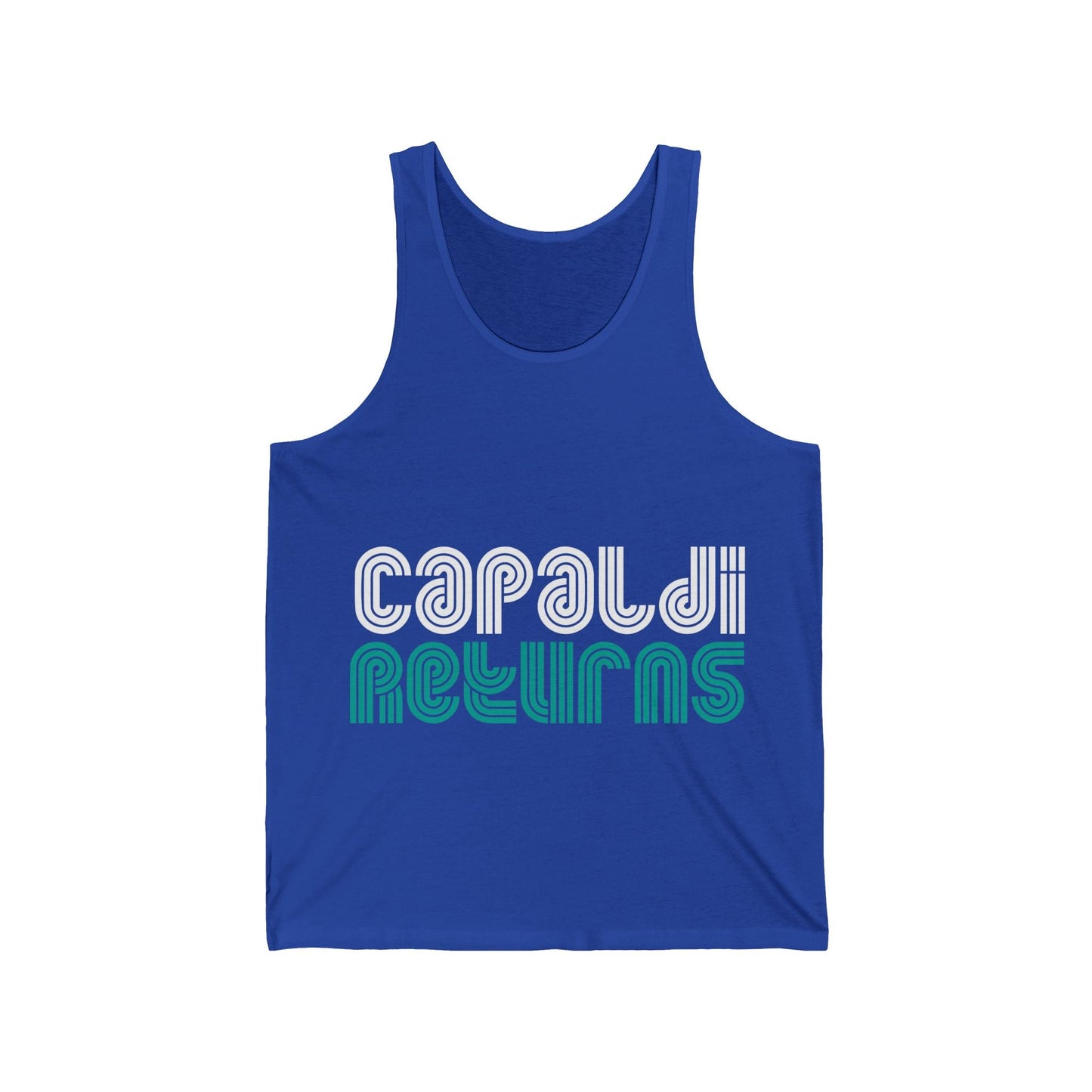 Lewis Capaldi Unisex Jersey Tank Top - Capaldi Returns