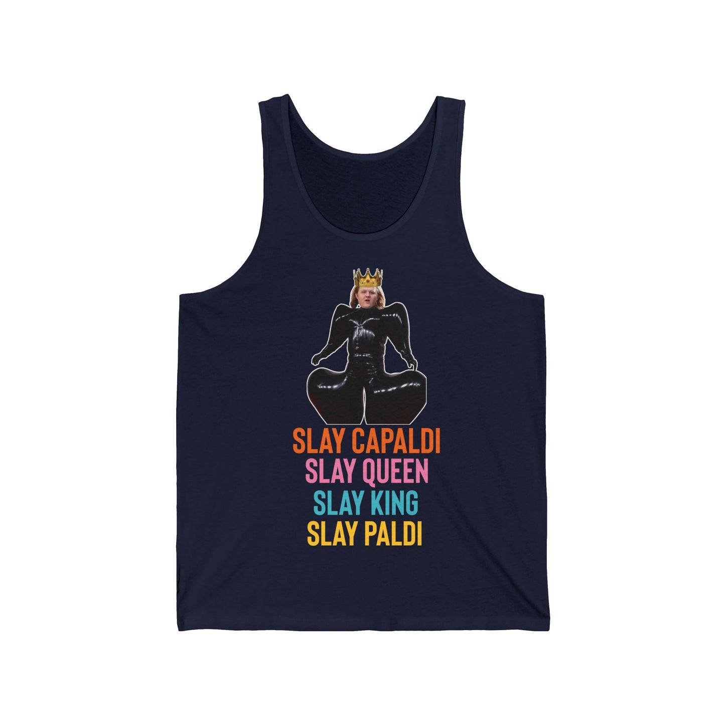 Lewis Capaldi Unisex Jersey Tank Top - Slay Capaldi