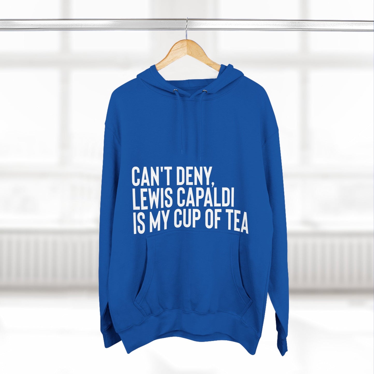 Lewis Capaldi Three-Panel Fleece Hoodie - Can't deny Lewis Capaldi is my cup of tea