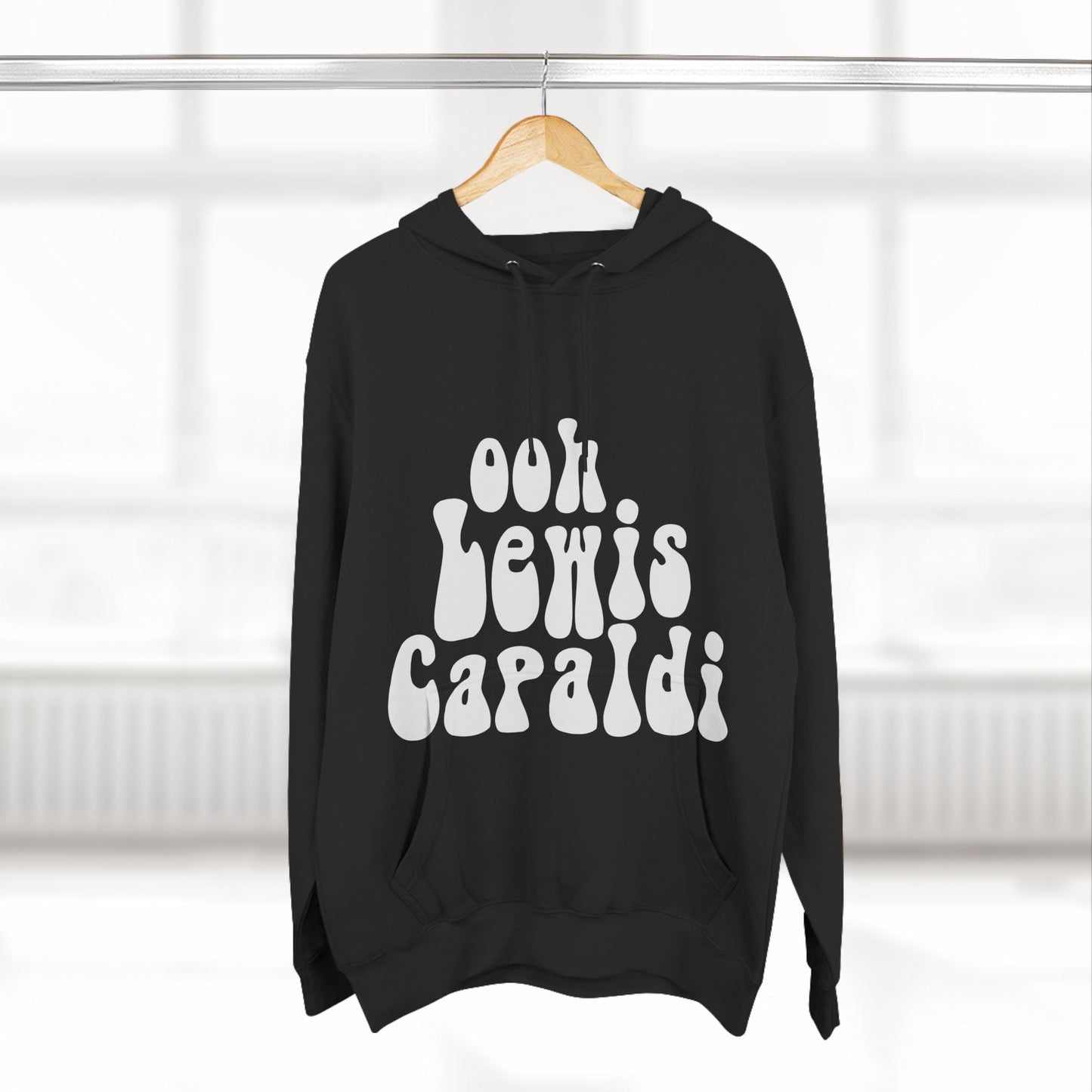 Lewis Capaldi Three-Panel Fleece Hoodie - Ooh Lewis Capaldi