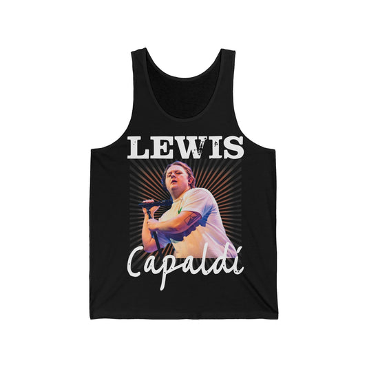 Lewis Capaldi Unisex Jersey Tank Top - Graphic