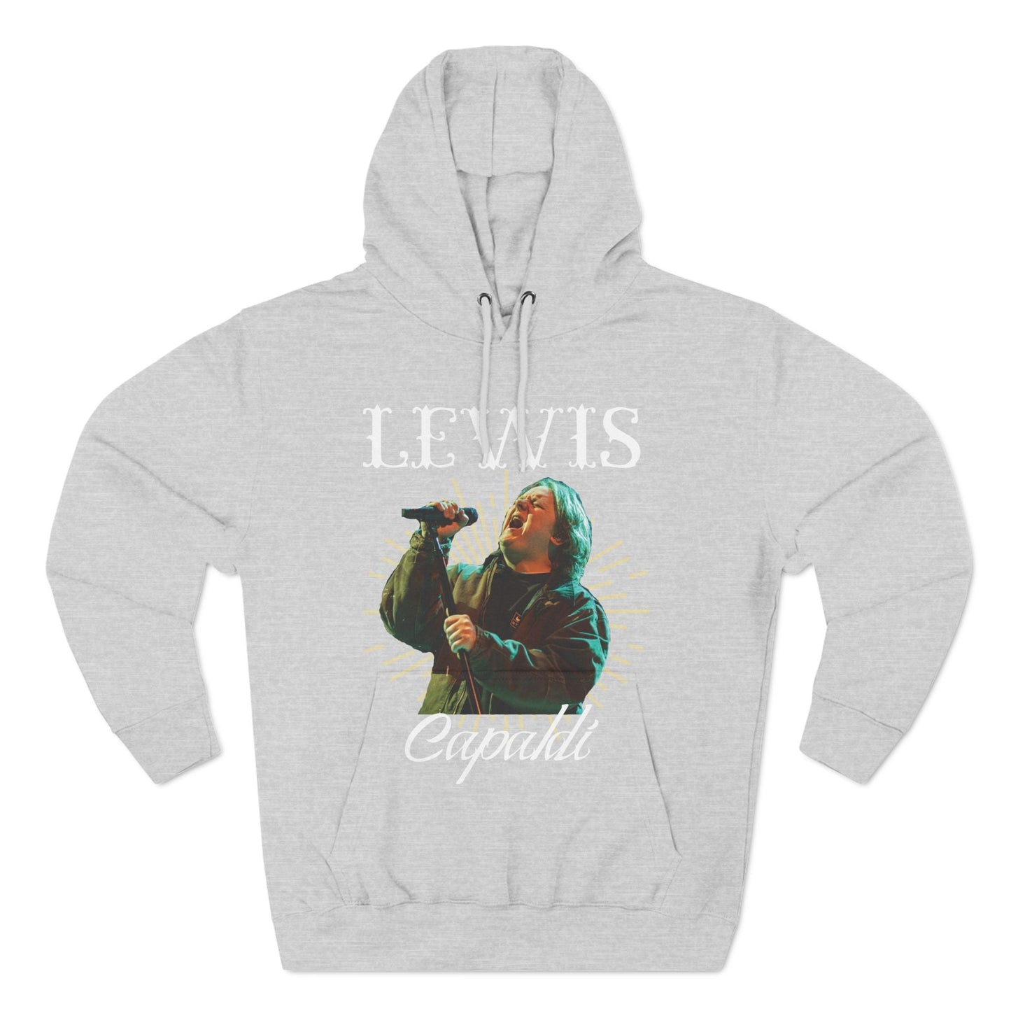 Lewis Capaldi Three-Panel Fleece Hoodie - Graphic