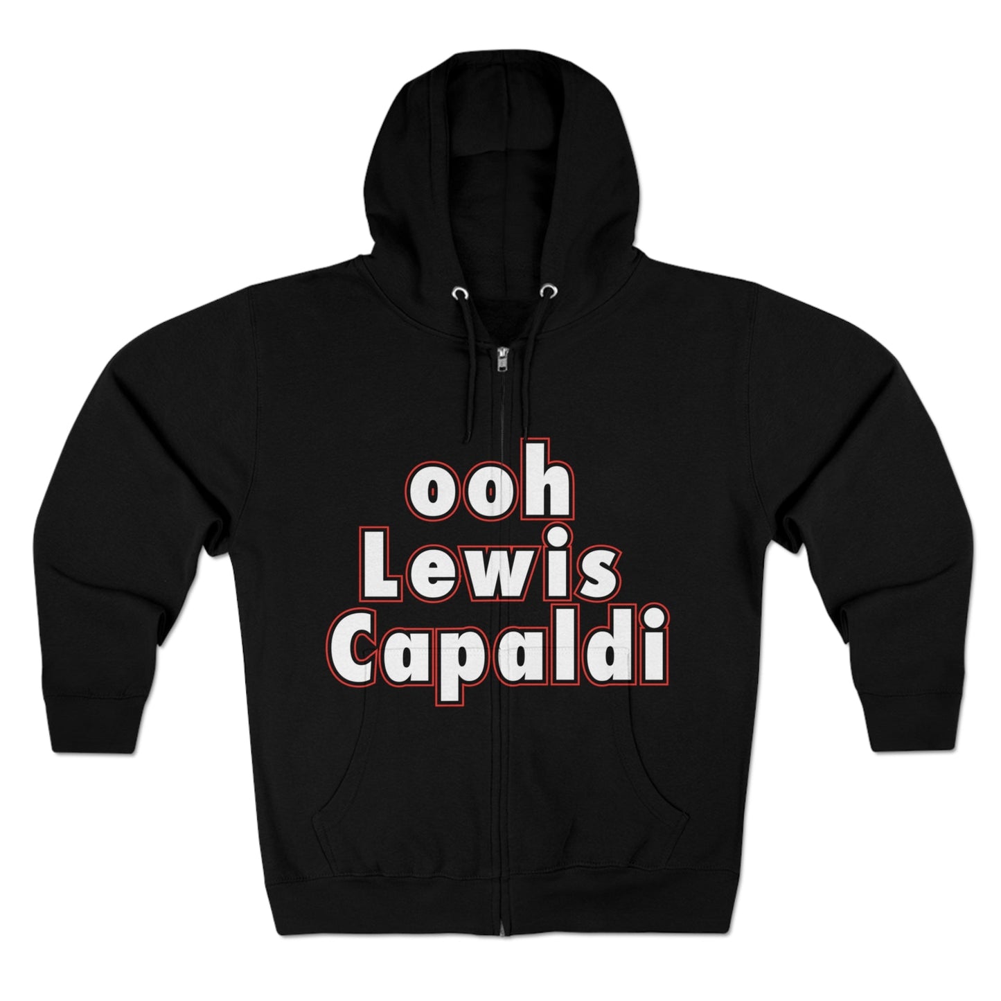 Lewis Capaldi Unisex Zip Hoodie - Ooh Lewis Capaldi