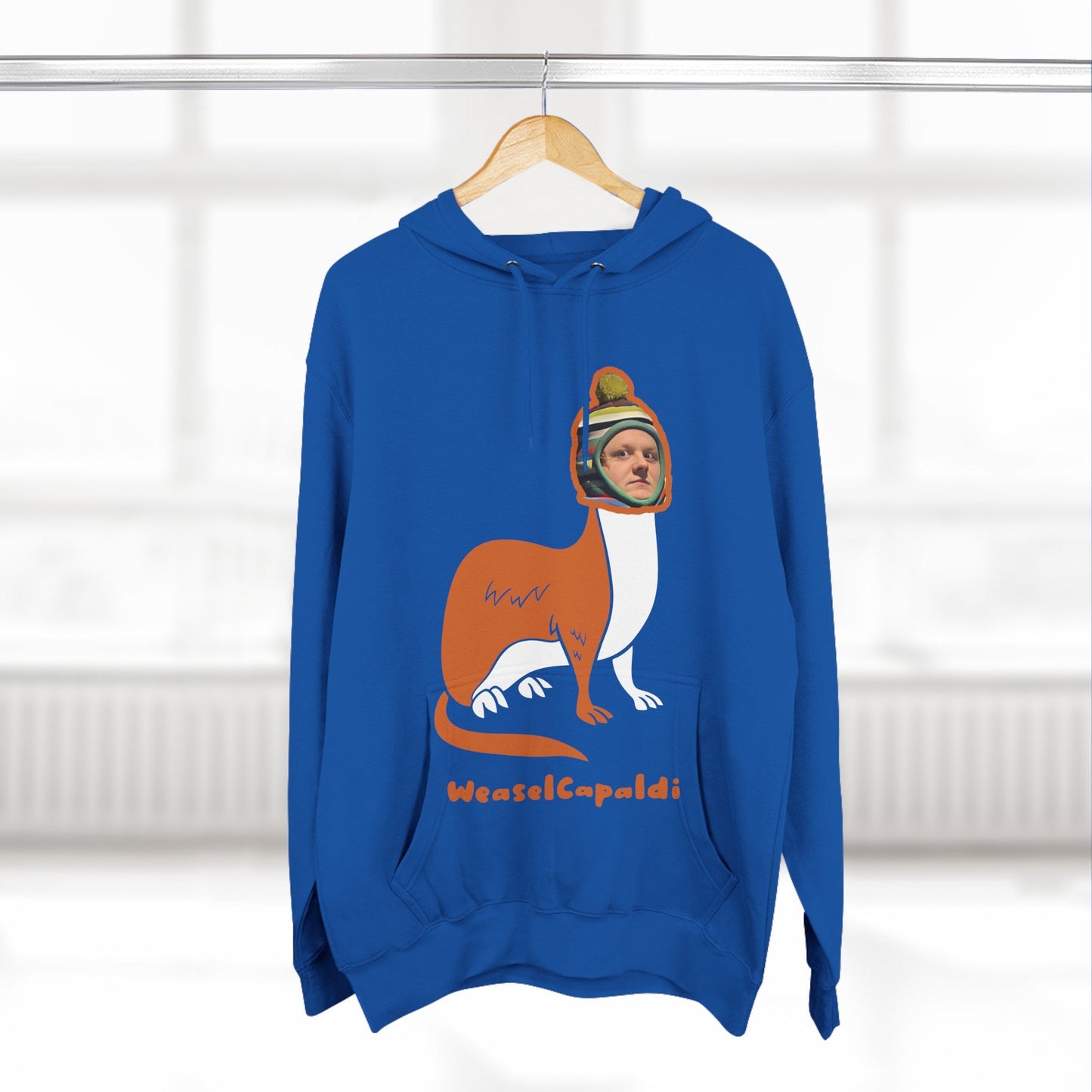 Lewis Capaldi Three-Panel Fleece Hoodie - Weasel Capaldi