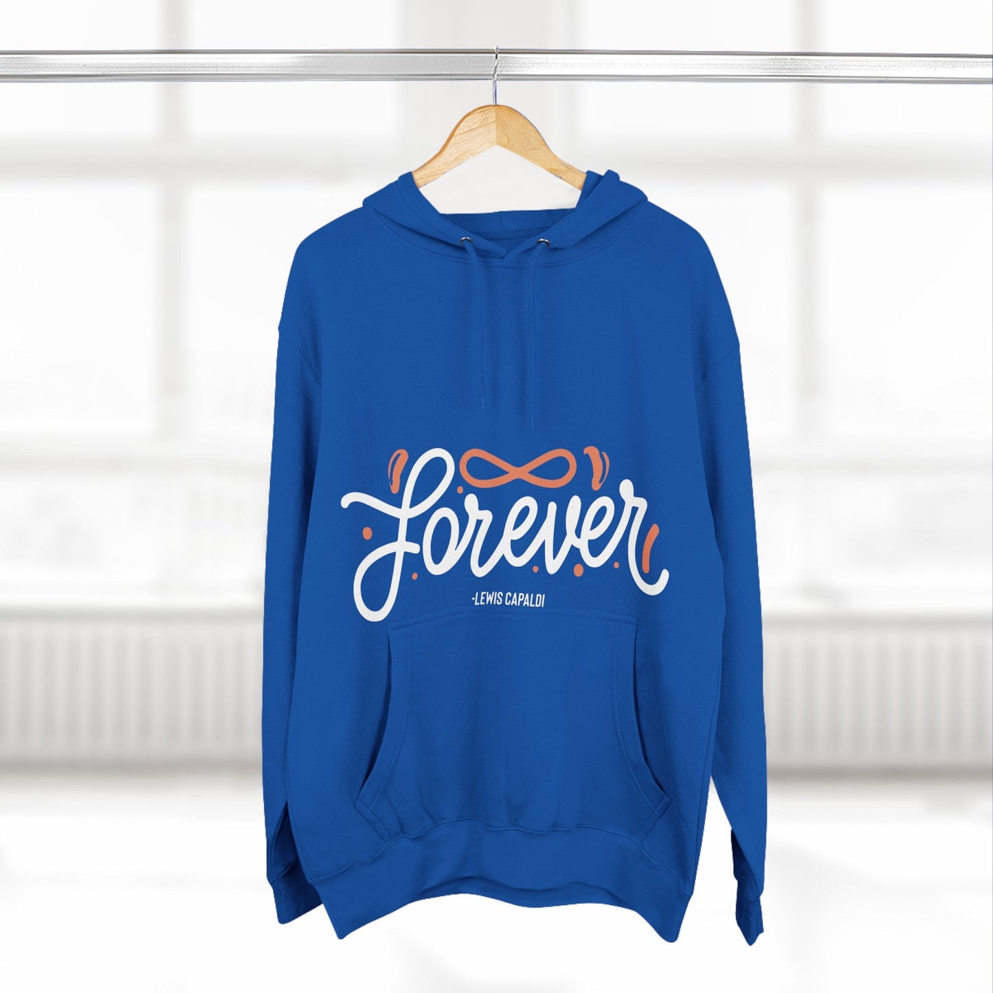 Lewis Capaldi Three-Panel Fleece Hoodie - Forever