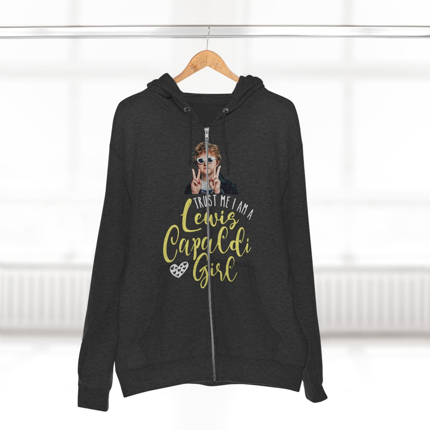 Lewis Capaldi Unisex Zip Hoodie - Trust me I am a Lewis Capaldi Girl