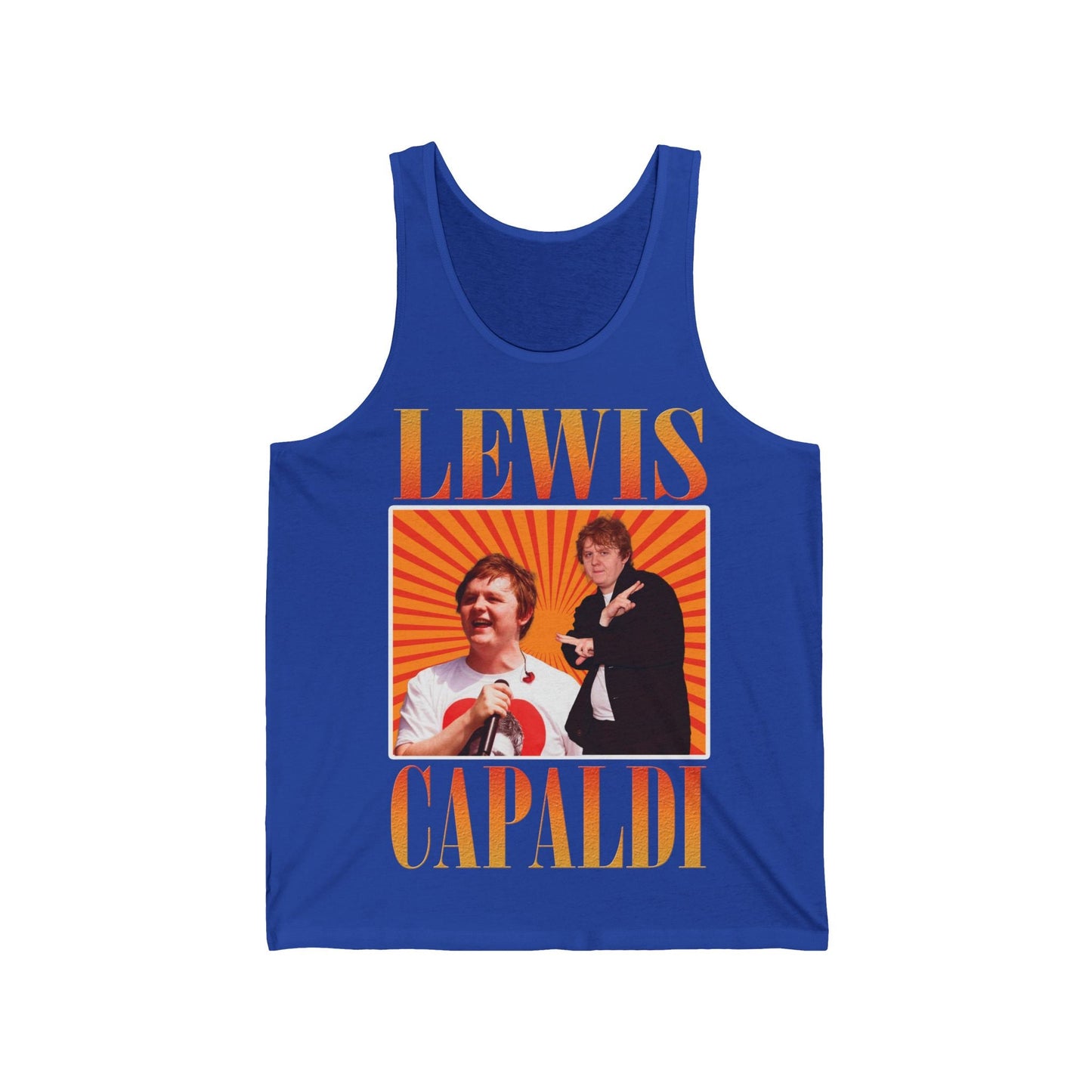 Lewis Capaldi Unisex Jersey Tank Top - Graphic