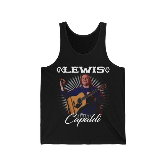 Lewis Capaldi Unisex Jersey Tank Top - Graphic