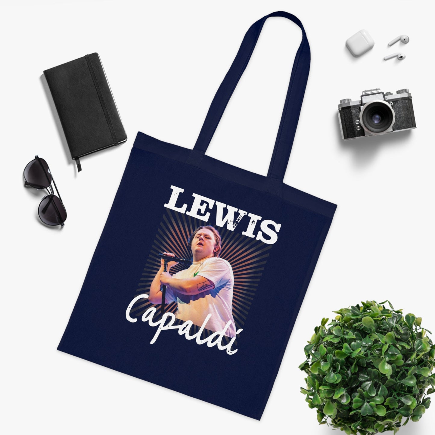 Lewis Capaldi Cotton Tote Bag - Graphic