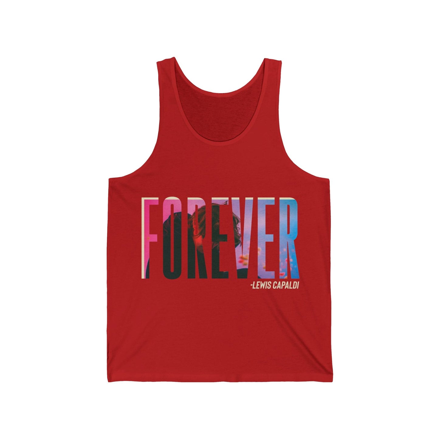 Lewis Capaldi Unisex Jersey Tank Top - Forever