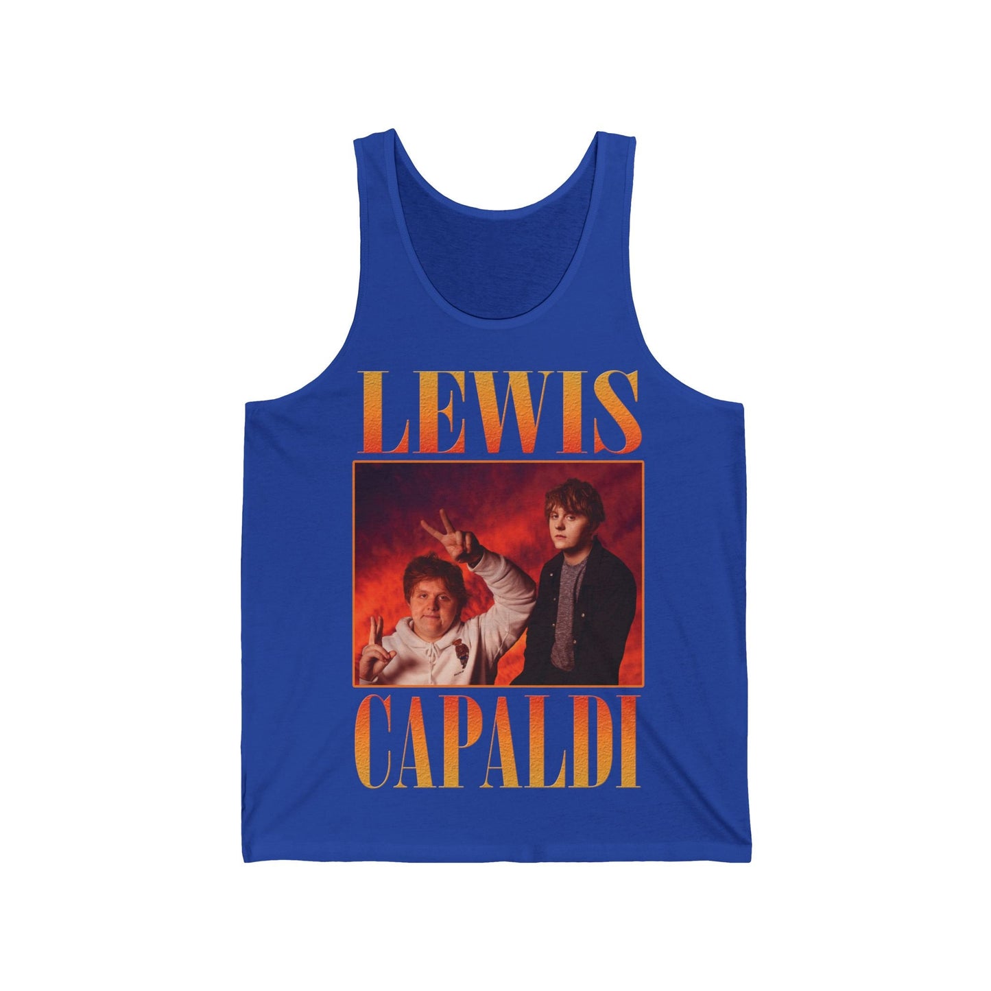 Lewis Capaldi Unisex Jersey Tank Top - Graphic