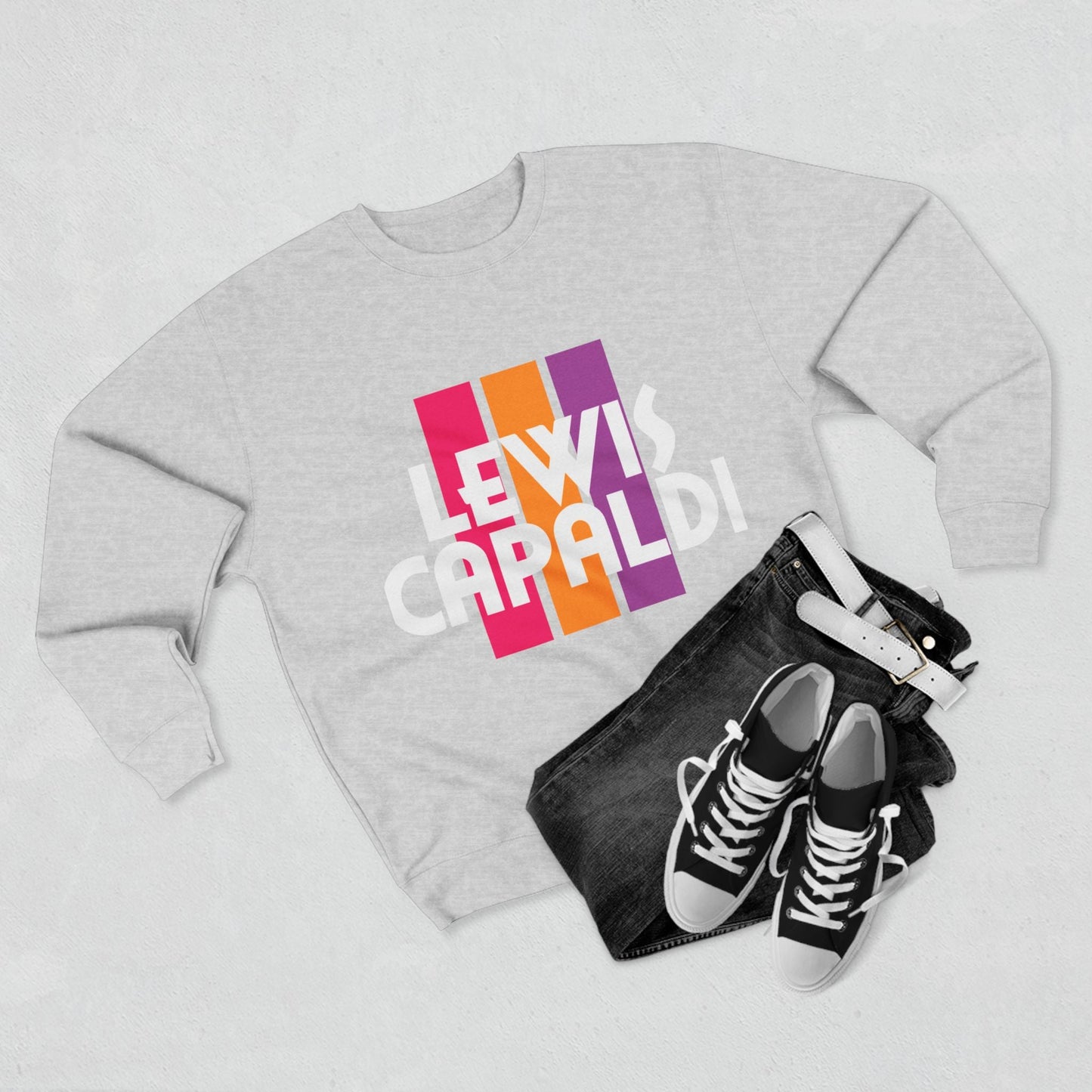 Lewis Capaldi Unisex Crewneck Sweatshirt - Writing