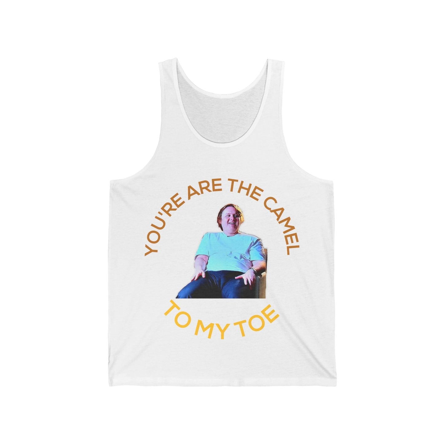 Lewis Capaldi Unisex Jersey Tank Top  - You're the camel to my toe