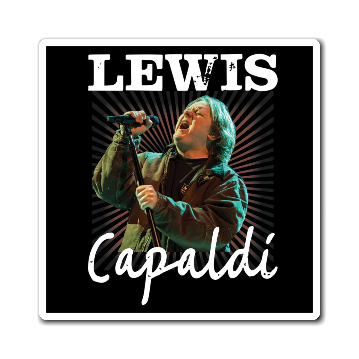 Lewis Capaldi Magnets - Graphic