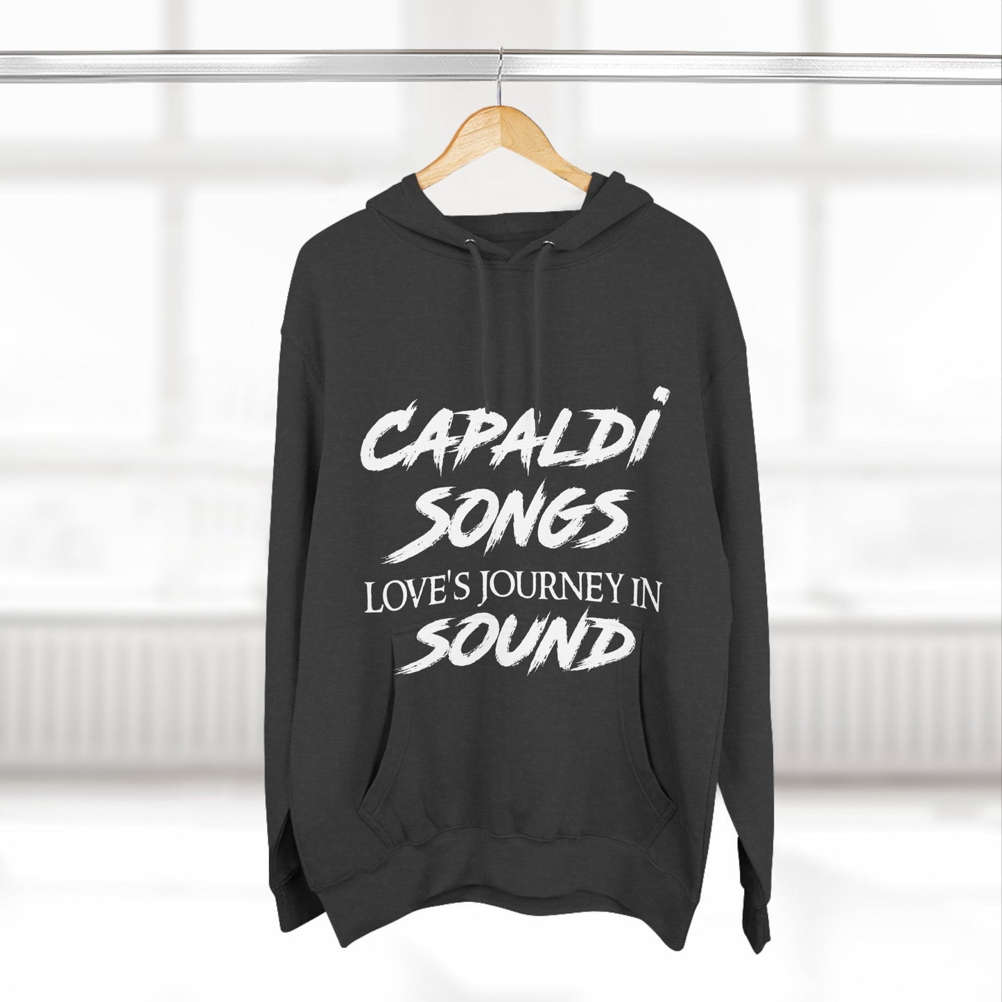 Lewis Capaldi Three-Panel Fleece Hoodie - Capaldi Songs