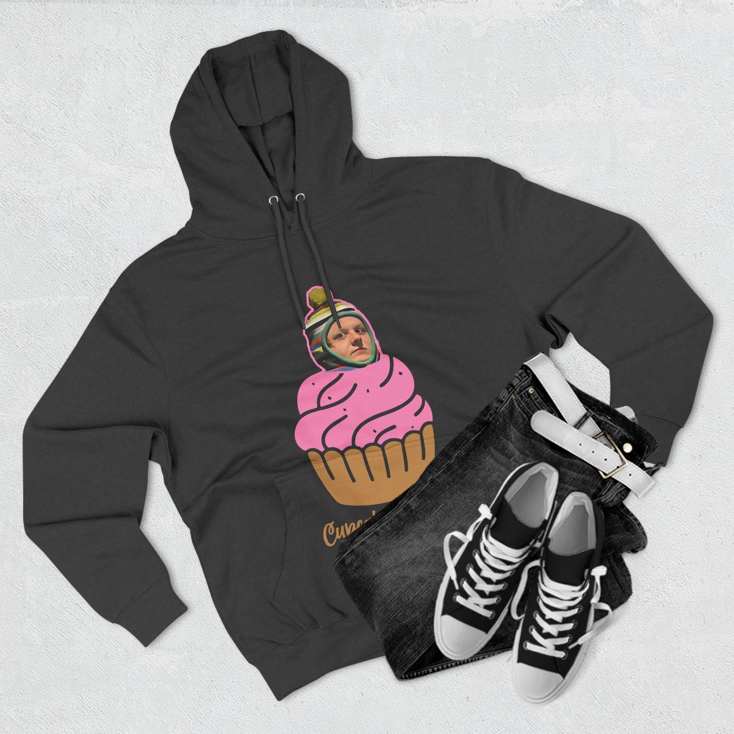 Lewis Capaldi Three-Panel Fleece Hoodie - Cup Cake Capaldi